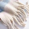Faux Cashmere Winter Warm Women Scarf Multicolor Soft Blanket Wrap Shawls Foulard Pashmina Neckerchief Tassel Bufanda