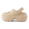 Crocs Versatile Casual Comfortable Clogs Women Footwear Beige 210271-2Y2