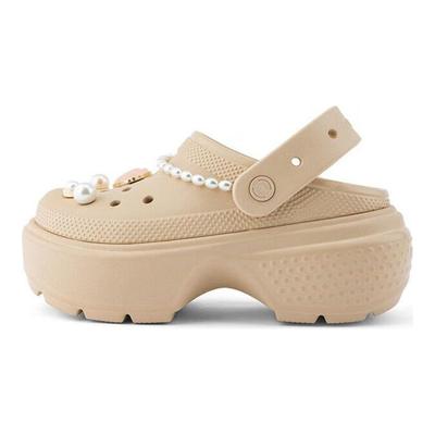 Zoccoli Versatili Casual Comodi Calzature Donna Beige 210271-2Y2