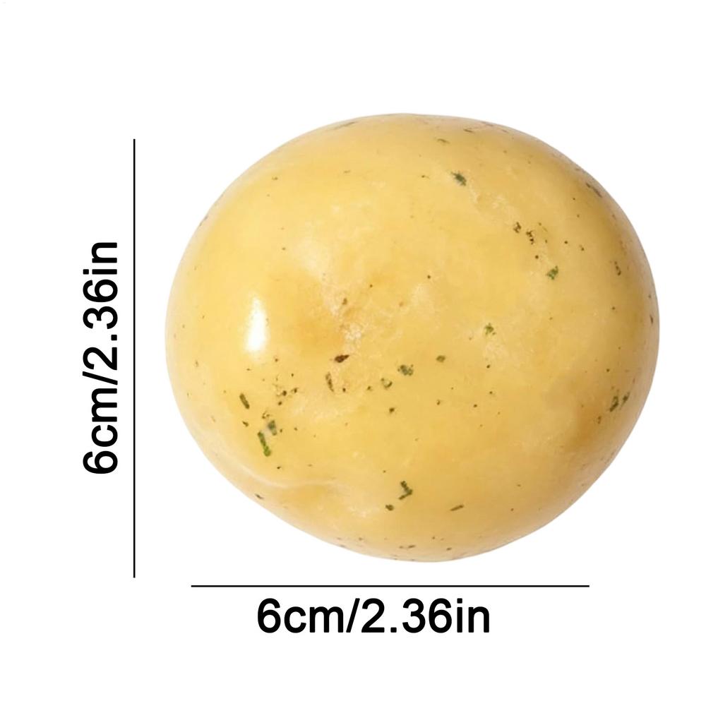 New Potato Pinch Squeeze Toy Soft Slow Rising Fidget For Office Travel Home Stress Relief Fake Food Decor For Kids Teens Adults