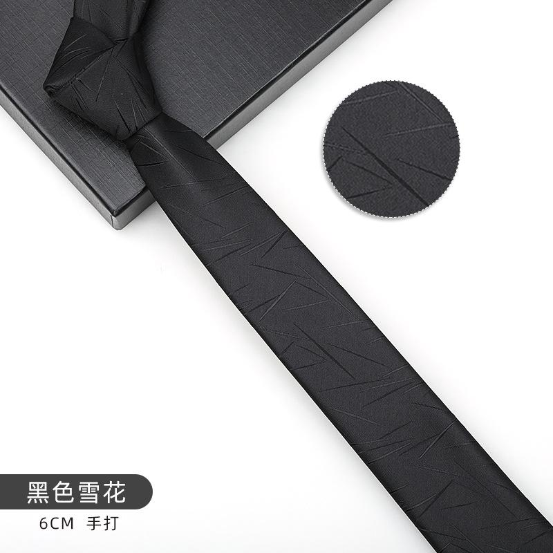 Men'S And Women'S Korean Version 6Cm Fashion Casual Professional Striped Hand-Made Thin Tie Groom Best Man Wedding Banquet Tie