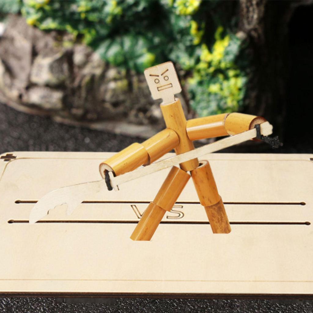 Bamboo Man Puppet Game for Tabletop Fun
