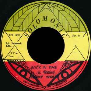 7inch Record BUNNY WAILER Rock In Time BW0078 Solomonic Jamaica Reggae Ska Dub Used