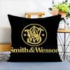 GUN SmithS W-WessonS Maple Design Cushion Cover Happy Autumn Harvest Decor Holiday Decorati Pillow Cover