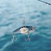 2 Pcs LED Underwater Fishing Lure Light Night Lamp Attractor Bait Fish Tool Accessories