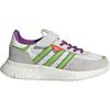 Adidas Originals Retropy F2 Abrasion Resistant Low Top Kids Lifestyle Shoes White Kids' Sneakers JR7997