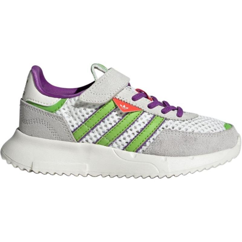 Adidas Originals Retropy F2 Abrasion Resistant Low Top Kids Lifestyle Shoes White Kids' Sneakers JR7997