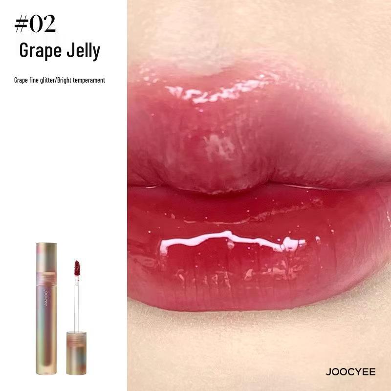 Joocyee Amber Lip Glaze V05 Cinnamon & Mandarin Duck Milk Tea Lipstick - Moisturizing, Water-Light Finish