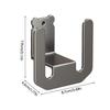 Wall-mounted punch free garage storage rack  Door Wall Mounted Hanger Hook Heavy Load Rack Kitchen Bathroom Organizer Holder