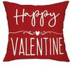 Christmas Gnome Heart Throw Pillow Covers, Festive Couple Cushion Cases for Holiday Decor