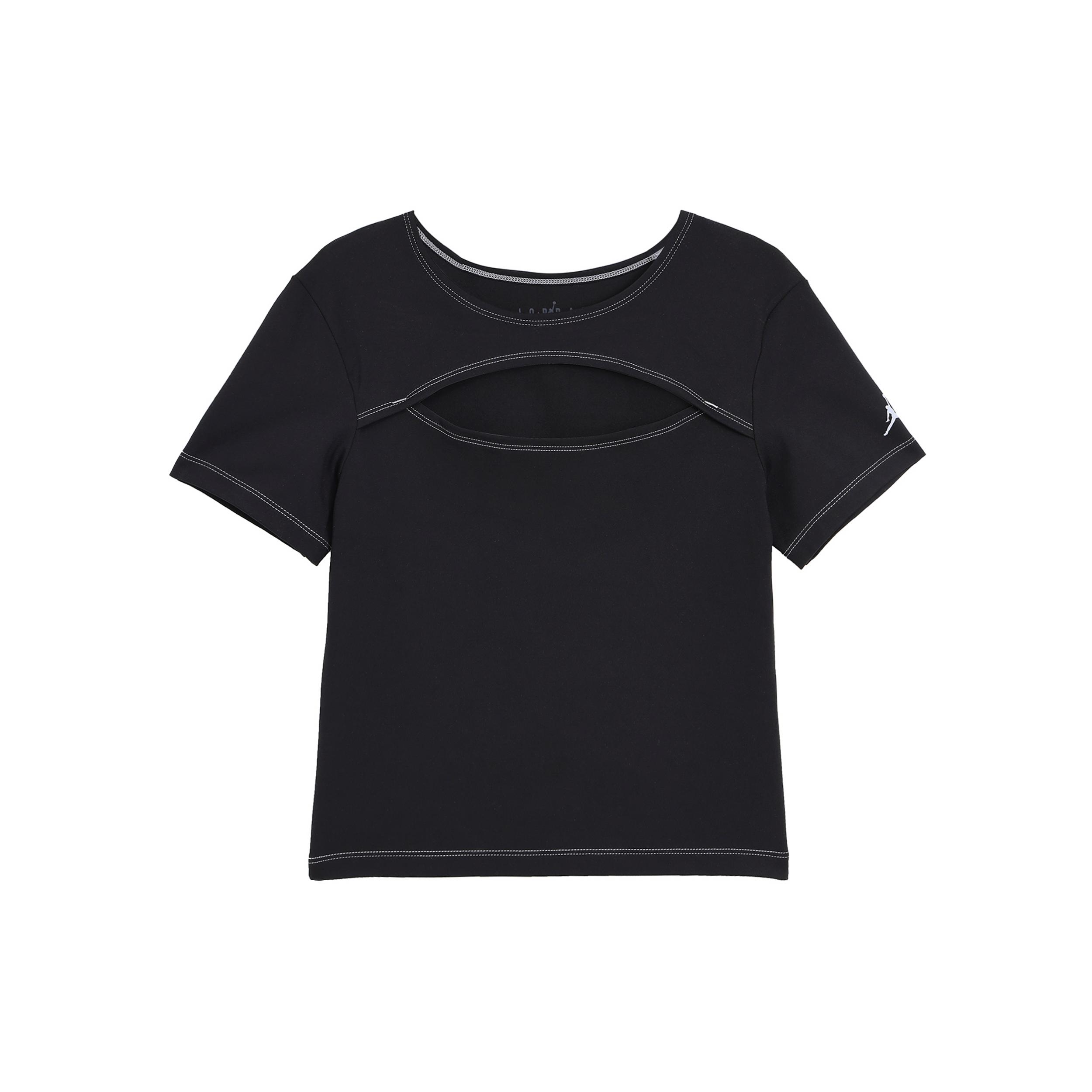 

New Jordan T Shirts Women s Black DX0465-010 M