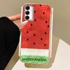 Wassermelone Kirsche Früchte Handyhülle für Samsung Galaxy A55 A56 A36 A26 A16 A53 A06 A14 A24 A34 A54 A15 A25 A35 A13 A32 A22 Cover