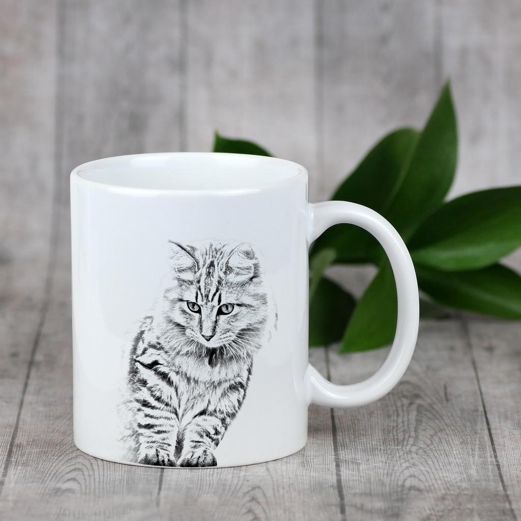 American Bobtail - Cup with a Cat, Cute Cup with Graphics, a Gift with Your Photo from the Art-Dog Brand