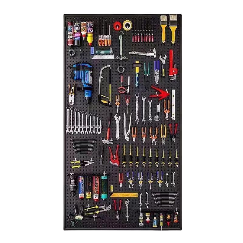 Набор настенных органайзеров Ouyin Black Pegboard (8 шт.)