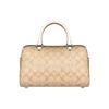 Coach Rowan PVC Boston Bag Handbag Large Women's Light Khaki (Unisex) Handbags 83607 IMDQC