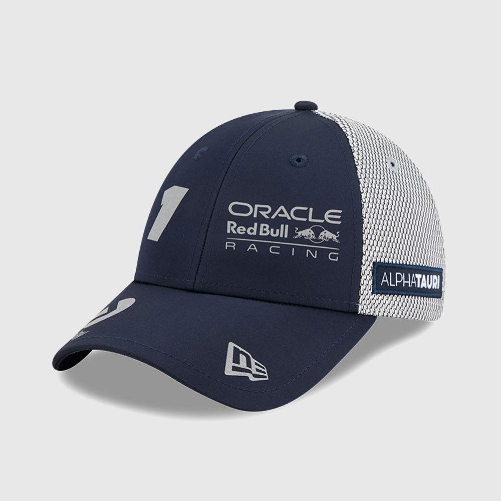 Red Bull 2025  F1 Racing Max Verstappen Nachtrace Pet Unisex Verstelbare Baseballpetten One Size
