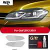 For Volkswagen VW Golf 7 MK7 2012- Accessories Car Headlight Tint Black Protective Film Taillight Transparent TPU Sticker