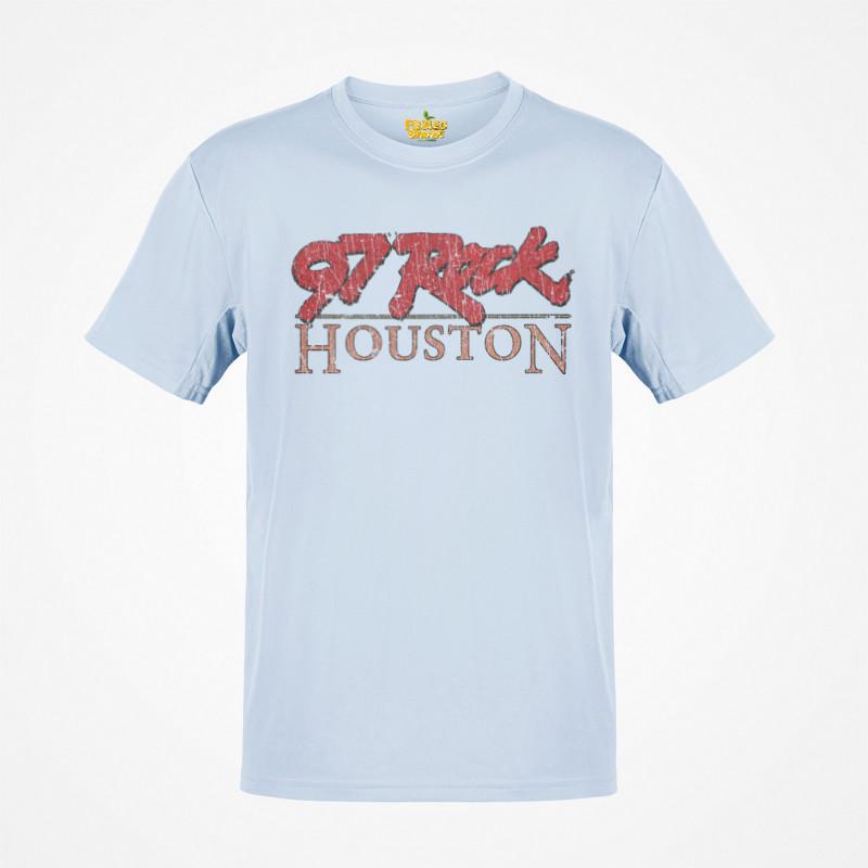 97 Rock Houston Texas Radio Station Music T-shirt S разноцветный