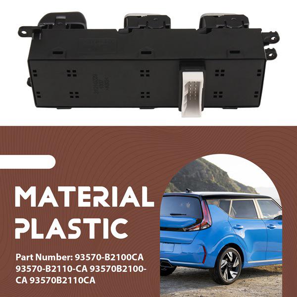 93570B2100CA/93570B2110CA: Compatible Kia Soul Window Regulator Switch