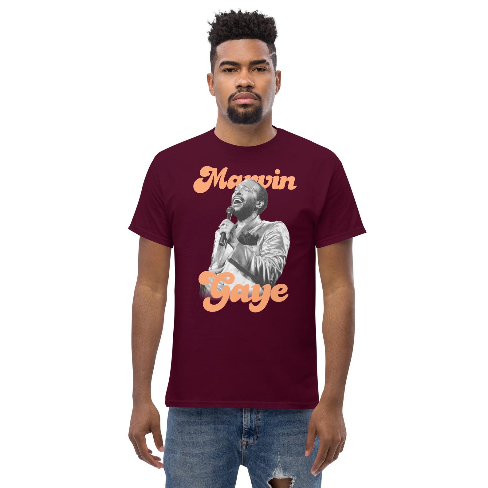Marvin Soul Music Legend Unisex T-Shirt - Timeless Music Icon Tee for Men and Women 3XL