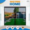 Magnetic Screen Door French Door, Durable Fiberglass Double Door Screen Mesh Curtain Fits Door Opening Up Keep Bugs Out