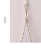 Mediterranean Hand-Carved Wooden Fish with Net Wall Hanging Ornament