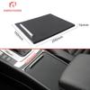 Interior Armrest Center Console Cup Holder Cover Trim Zipper Rolling Shutter Blind Cover For Volkswagen Magotan CC Passat B6 B7