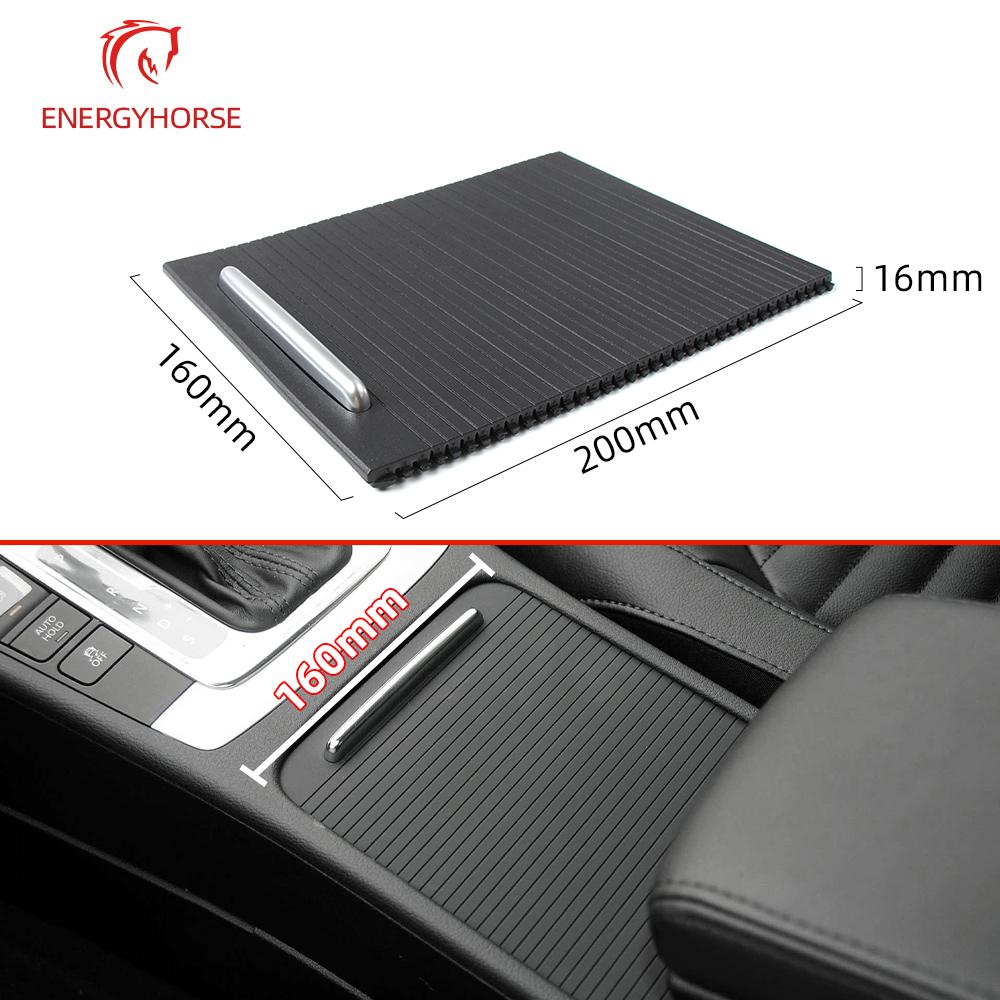 Interior Armrest Center Console Cup Holder Cover Trim Zipper Rolling Shutter Blind Cover For Volkswagen Magotan CC Passat B6 B7