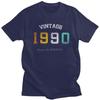 Unisexs Vintage 1990 Original Parts TShirt Cotton Tshirt Birthday Gift T Shirt Oversized Unisex Tops Streetwear Unisexs Clothing