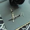 Asymmetrical Sword Earrings Vintage Sword Earrings for Women Girls Jewelry Gift