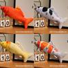 Red Koi Fish Plush Doll With Short Plush Material And Fluffy Structure For Living Space Decor