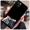 Korean Fashion Kpop Band Phone Case For iPhone 11 12 13 Mini 14 15 Pro Max X XS Max XR 7 8 Plus SE 2022 Cover Bag