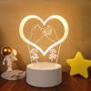 SOLOLANDOR 3D LED Lamp Creative 3D LED Night Lights Novelty Illusion Night Lamp 3D Illusion Table Lamp For Home Decorative Light