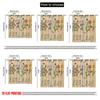 2pcs,2D plane printing Curtains&Window Treatment FloralAffirmations Polyester Woven (without rod) Home Decor for Living Room,