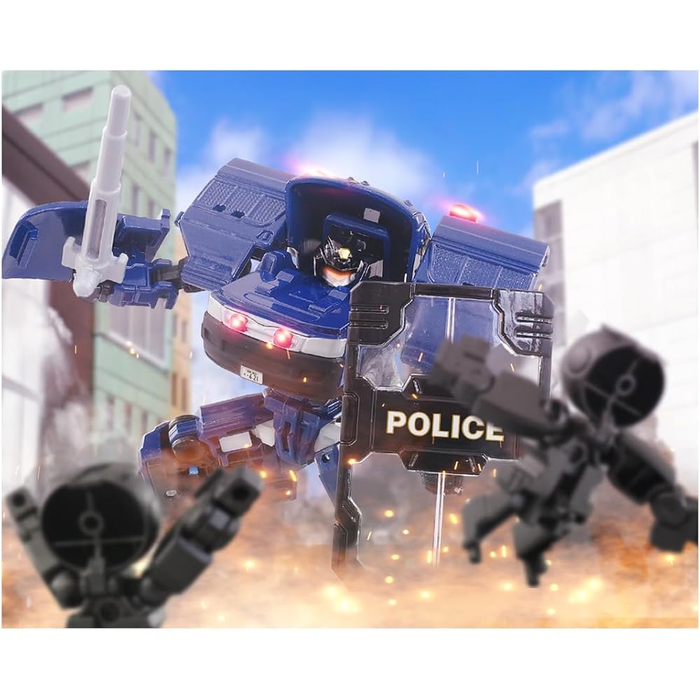 Takara Tomy Tomica Job Lever Police Braver Mobile Unit & Traffic Unit Set Toy Mini Car for Ages 3 and Up