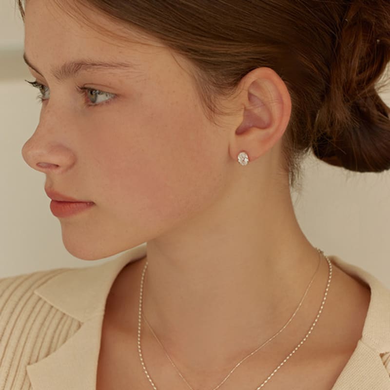 Lewe Clear Shiny Chain Necklace