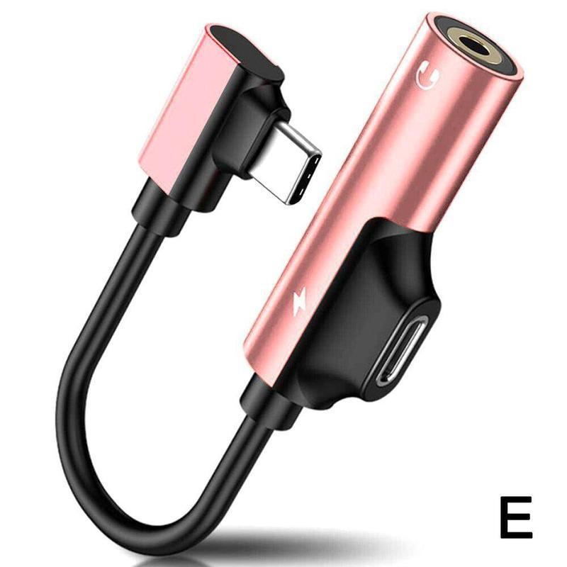 Aux 3.5 Adapter Charger Usb-c Type C To 3.5mm Jack TypeC Audio Splitter Headphone Cable Earphone For Xiaomi Mi6 Mix2 for huawei