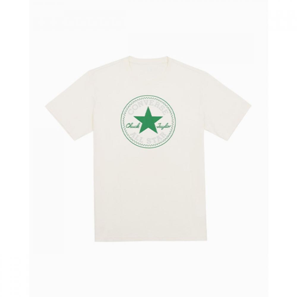 Converse Unisex All STar PaTch STandard FiT ShorT Sleeve T shirT eggreT Mch737 W