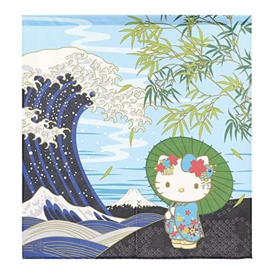 Норен Кобо Норен Персонажи Sanrio Хеллоу Китти Ширина 85 x Длина 90см Японский стиль Гобелен Постер Японский пейзаж Лето 21239