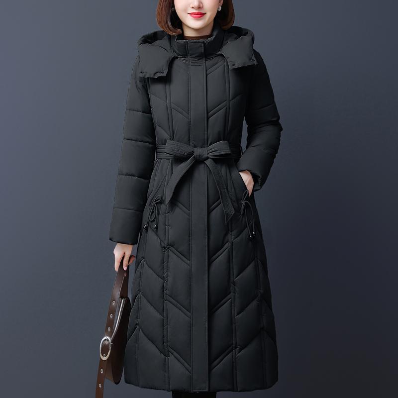 Women's Long Coats Winter Parkas Hooded Thick Warm Casual Woman Jackets