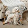 1pc Adorable Animal-Patterned 2D Flat Printing Pillowcases Sofa Bed Cushion Cover Home Bedroom Decoration