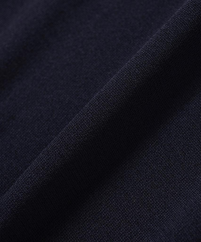 XOX Basic Cool Round Crop Short Sleeve Knit [Navy]