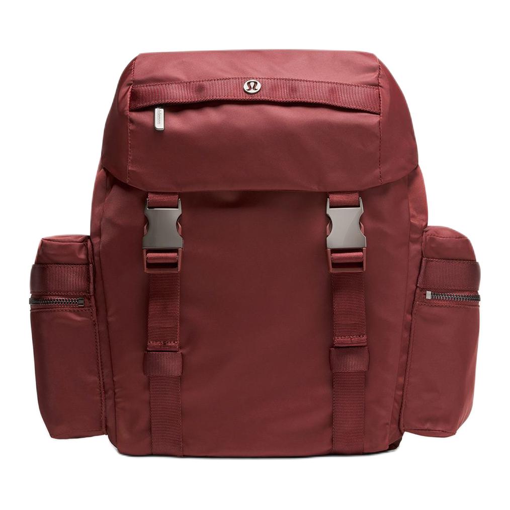 

Lululemon Waterproof Minimalist Large Capacity Polyester Backpack Unisex Backpack Rock-Color Gun-Gray LU9COIS-072101 Rock Wood Color & Gun Gray