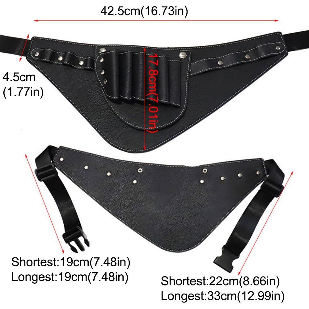 Shoulder Belt Hairdressing Tools Bag PU Leather Barber Tools Bag Hairdressing Bag  Haircut Supplies