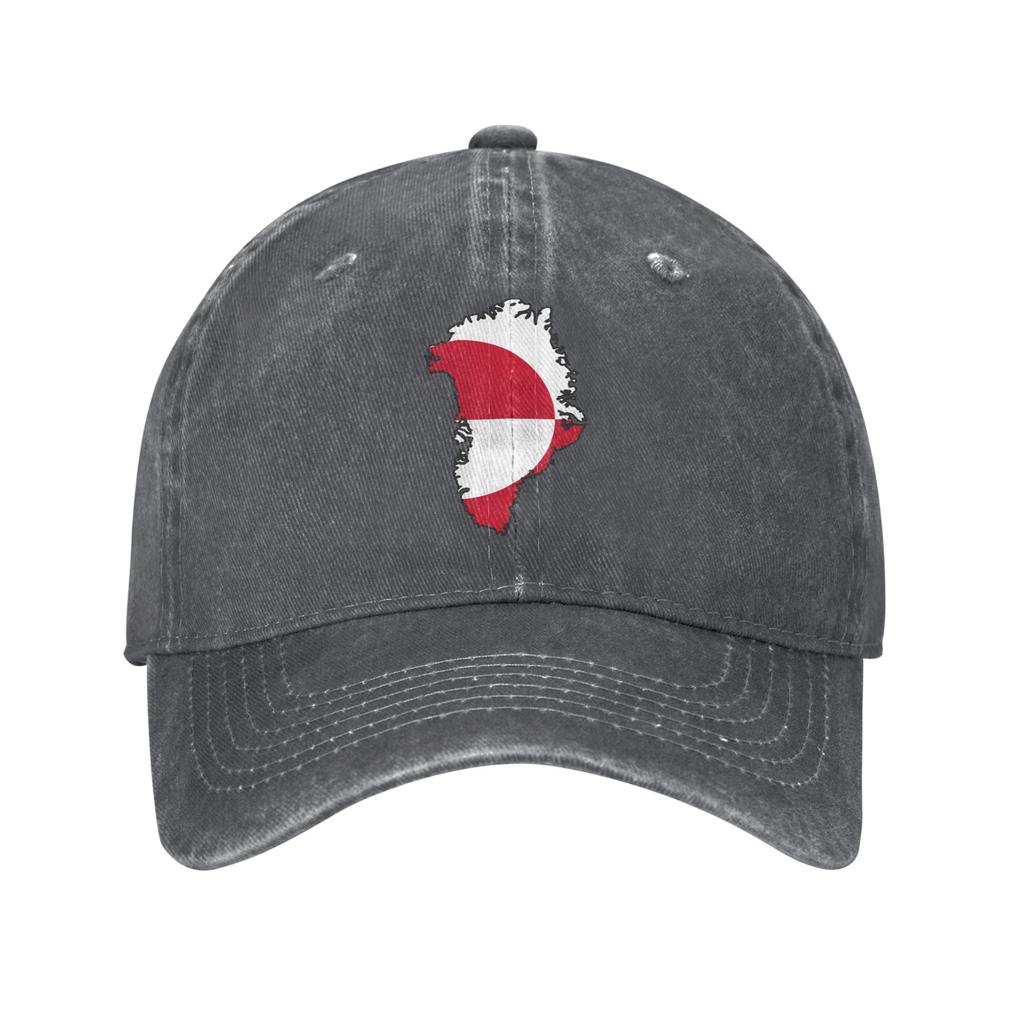 Flag Map Of Greenland Casual Baseball Cap Summer  Trucker Hat Wholesale Outdoor Sports Hip Hop Hats Unisex WomenBaseball Caps