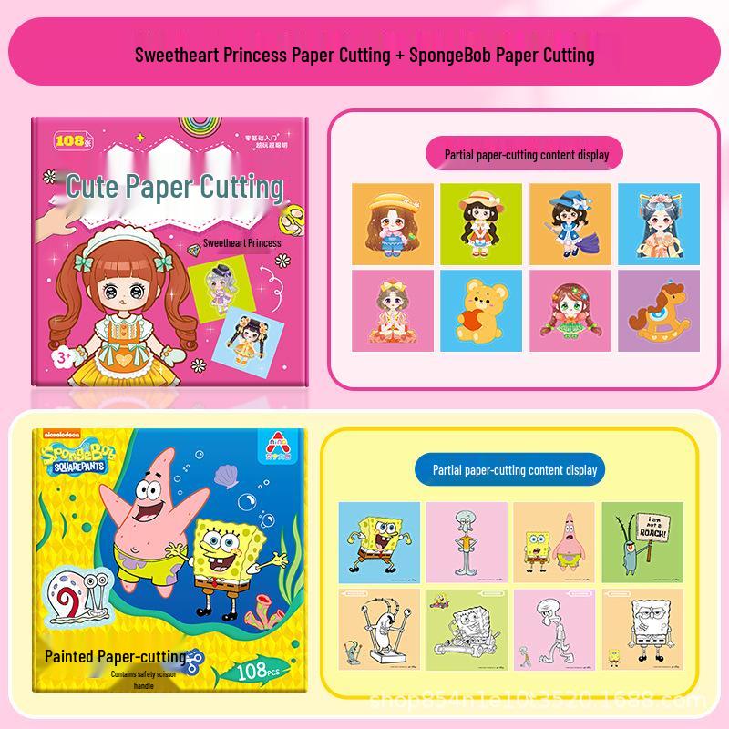 Animal Paper Cutting DIY Kit for Kids Aged 3-6: Fun Educational Craft Toy