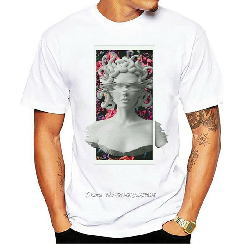 Men's Medusa T Shirt Knitted TShirt Euro Size S-3xl Pattern Famous New Fashion Summer Letters Shirt Harajuku Tees
