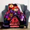 Fnaf Security Breach Flannel Blanket Throw Blanket Soft Warm Sofa Bed Camping Home Decor Unique Christmas Gift C926700