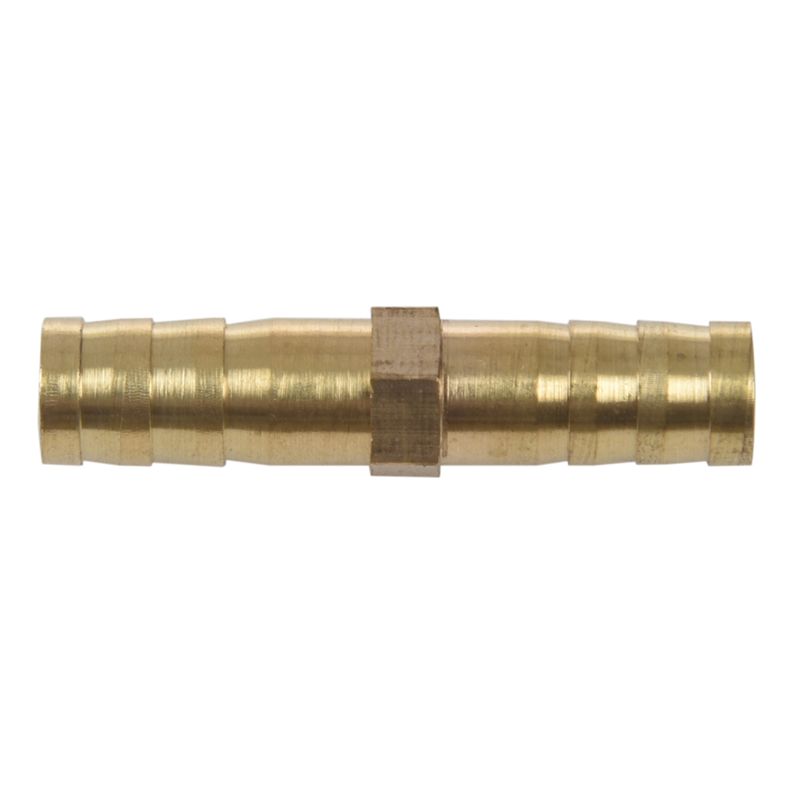 ABBY-50Pcs 8Mm Inner Dia Air Gas Straight Hose Pipe Barb Coupler