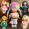 1 Juego de Juguete de Regalo de Cumpleaños 24 cm Muñeca de Patata Española Vestido Lindo Sombrero Ropa Accesorios Para Pequeño Tiempo de Juego